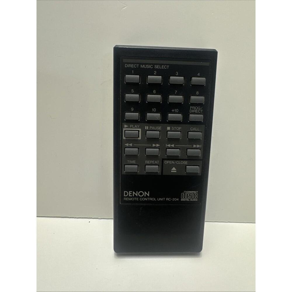 Original Denon RC-204 Audio Receiver CD Remote Control OEM Tested Works